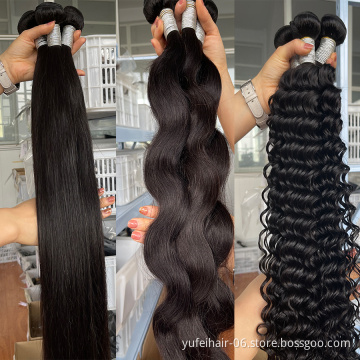 Hot Sale 12A Grade Best Quality Raw Cuticle Aligned Virgin Human Hair Bundles Vendors Brazilian Super Double Drawn Human Hair